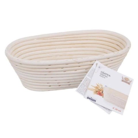 Koszyk do Wyrastania Ciasta na Chleb Rattanowy Solidny ORION 32 x 15 x 9 cm