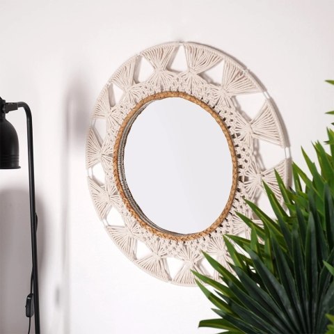 Lustro Ścienne z Ramą Wiszące Ozdobne Dekoracyjne HOME STYLING 55 cm