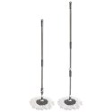 Mop Obrotowy z Wiadrem z Wyciskaczem GREY 19 L Mikrofibra ORION