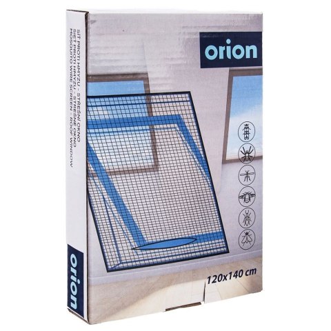 Moskitiera Siatka na Okno Dachowe Owady z Zamkiem ORION Biała 140 x 120 cm