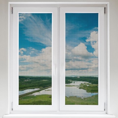 Moskitiera Siatka Okienna na Okno Owady Czarna ORION 150x130 cm 2 szt.