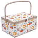 Organizer Niciarka Kuferek Dekoracyjny 30 x 23 x 16 cm ORION z Uchwytem