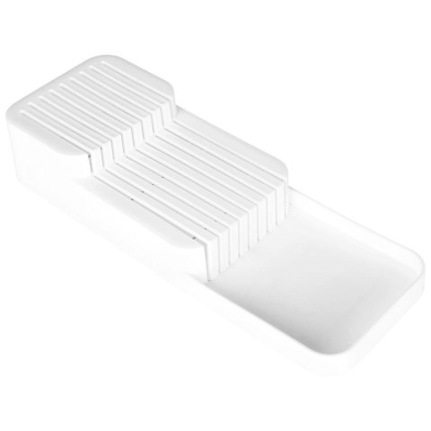 Organizer na Noże do Szuflady 39 x 14,5 x 7,5 cm VILDE Biały na 18 Noży