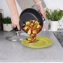 Patelnia Granitowa ze Szklaną Pokrywką Grande 24 cm