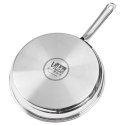 Patelnia Indukcja Gaz Stalowa Granitowa Nieprzywierająca Solidna VILDE 28cm