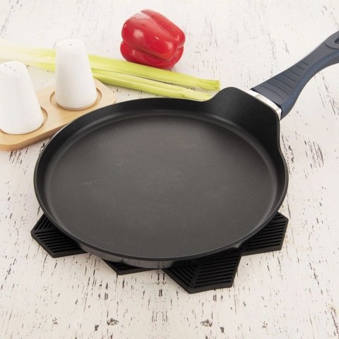 Podstawka pod Garnek Silikonowa Czarna 13,5 x 13,5 cm ORION Kwadrat