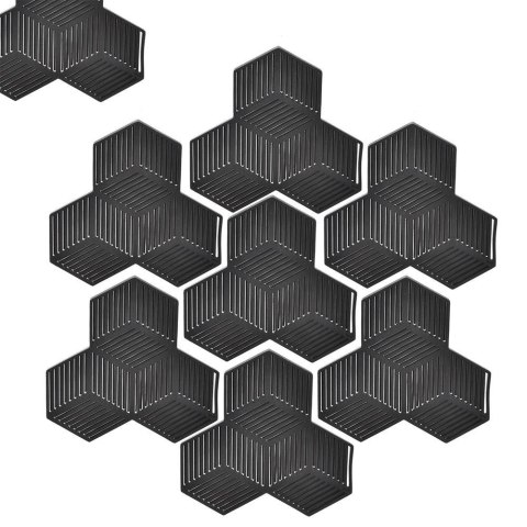 Podstawka pod Garnek Silikonowa Czarna 13,5 x 13,5 cm ORION Kwadrat