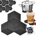 Podstawka pod Garnek Silikonowa Czarna 13,5 x 13,5 cm ORION Kwadrat