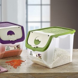 Pojemnik na Warzywa Owoce z Pokrywą Wentylacją Szary Solidny ORION 12 l