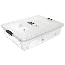 Pojemnik Pod Łóżko na Kółkach Duży 50 L ORION Wentylacja 80 x 60 cm