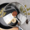 Pokrywka Szklana do Garnka Patelni Żaroodporna Okrągła NAVA 26 cm
