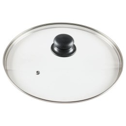 Pokrywka Szklana Żaroodporna Odpowietrznik 28 cm VILDE Zmywarka