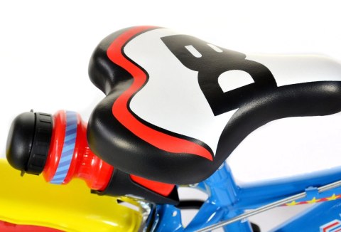 Rowerek Rower Dziecięcy dla Dziecka z Bocznymi Kółkami DINO SUPERMAN 14"