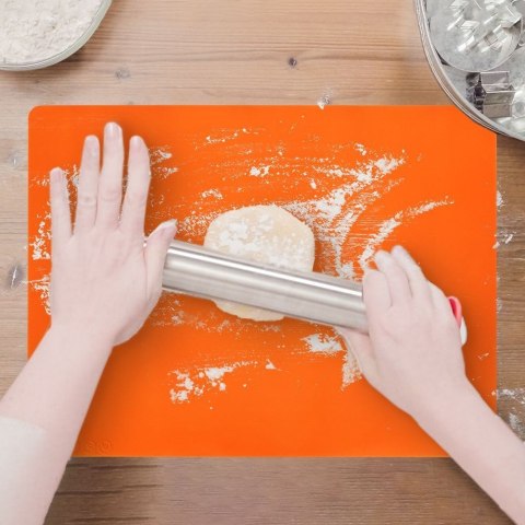 Stolnica do Ciasta Silikonowa Pomarańczowa ORION 60 x 50 cm