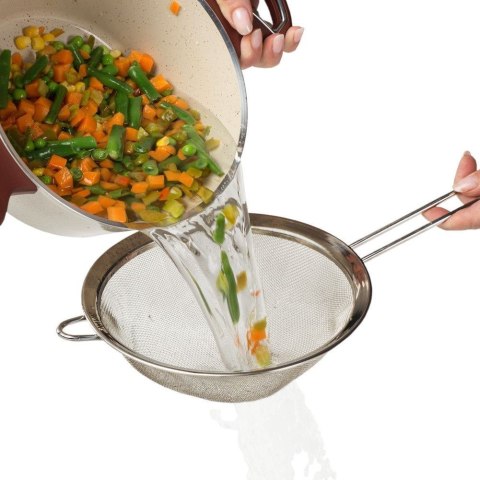 Sitko Kuchenne ACER Duże Stal Nierdzewna 304 do Przesiewania 20 cm NAVA