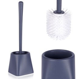 Szczotka Silikonowa do WC Ze Stojakiem Szara Łazienkowa Ociekacz 36 cm BS