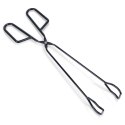 Szczypce Grillowe Metalowe Czarne NON STICK Długa Rączka 31,5 cm BBQ