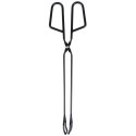 Szczypce Grillowe Metalowe Czarne NON STICK Długa Rączka 31,5 cm BBQ