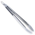 Szczypce Grillowe Stalowe Długie Antypoślizgowy Uchwyt 39 cm BBQ