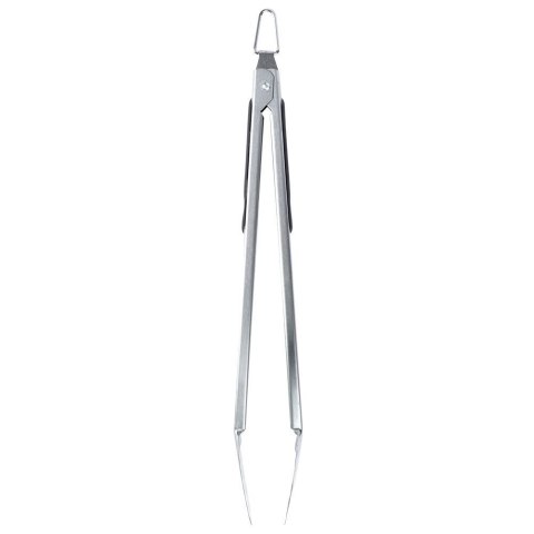 Szczypce Grillowe Stalowe Długie Antypoślizgowy Uchwyt 39 cm BBQ