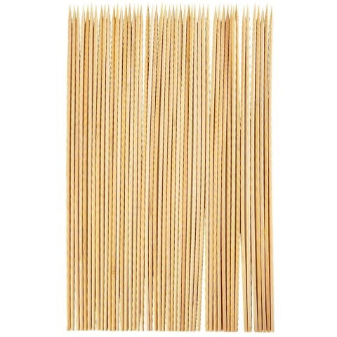 Szpikulce do Szaszłyków Bambusowe 50 szt. 35 cm VILDE Grill Piekarnik