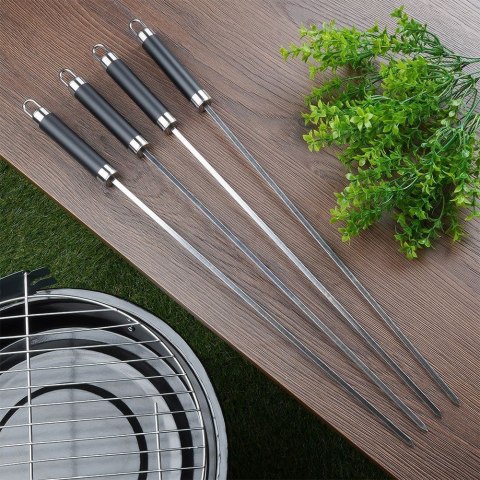 Szpikulce do Szaszłyków Grilla Mięsa Stalowe Solidne ORION 47 cm 4 szt.