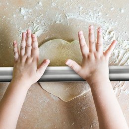 Wałek Cukierniczy Stal Nierdzewna 40 cm ORION bez Uchwytów Zmywarka
