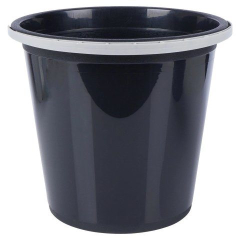 Wiadro Gospodarcze Plastikowe Czarne 10 L VILDE Recykling z Miarką