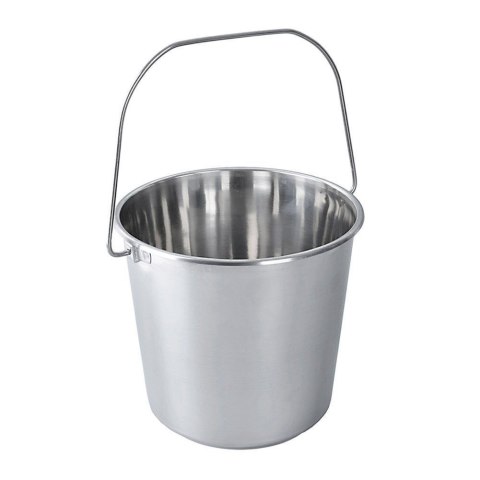 Wiadro Stalowe Nierdzewne Metalowe Ogrodowe ORION 5 L