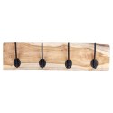 Wieszak Ścienny na Ubrania Drewniany Solidny HOME STYLING COLLECTION 49,5cm
