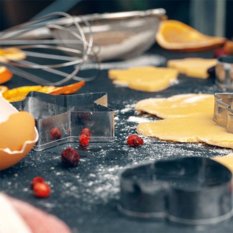 Wykrawacze do Ciastek 6 szt. NAVA MISTY Gwiazda Kółko Stal Nierdzewna