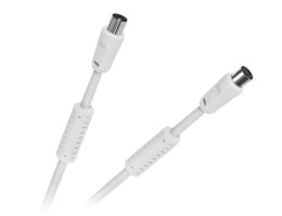 Kabel TV-Video biały kątowo/kątowy 2,0m