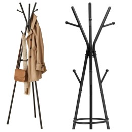 Wieszak stojak podłogowy ERIS czarny