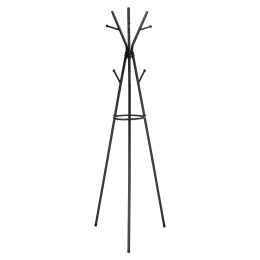 Wieszak stojak podłogowy ERIS czarny