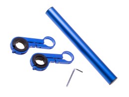 Aluminiowy uchwyt na kierownice rower/ Hulajnoga Xiaomi M365/ Pro - niebieska