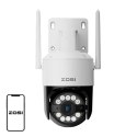 Kamera zewnętrzna IP ZOSI C296 WiFi 8MP dual Pan Tilt IP66 + karta microSD 32GB
