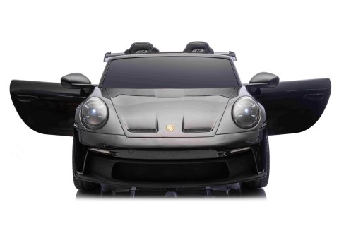 Pojazd Porsche 911 GT3 Czarny, wyścigowy samochód dla dzieci