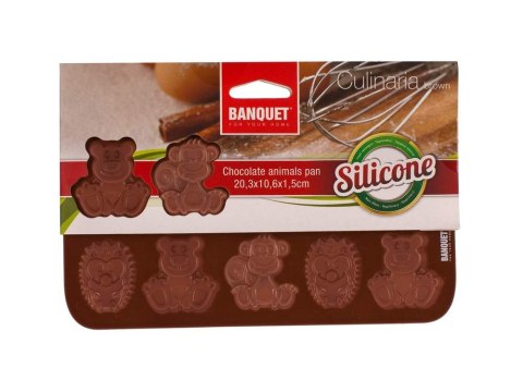 Silikonowa forma Zwierzątka II 10szt