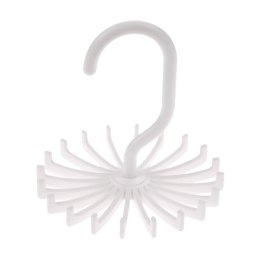 Wieszak na krawaty / paski / apaszki - biały