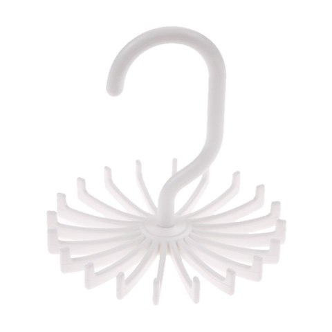 Wieszak na krawaty / paski / apaszki - biały