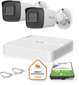 Zestaw do monitoringu Hilook 2 kamery IP IPCAM-B4-P 4MP 2.8mm