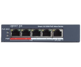 SWITCH POE DS-3E1105P-EI/M-V2 4-PORTOWY Hikvision