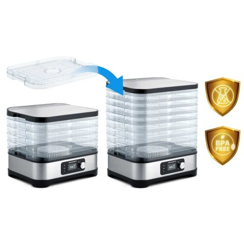 Suszarka do żywności Berdsen BD-690 srebrna