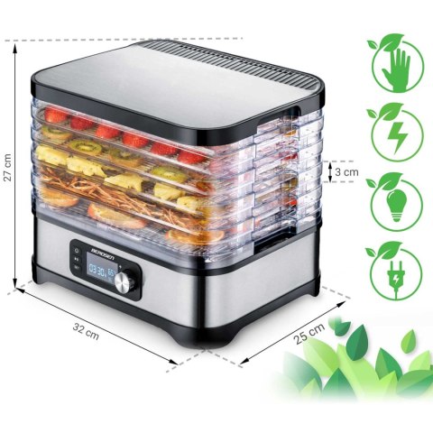 Suszarka do żywności Berdsen BD-690 srebrna