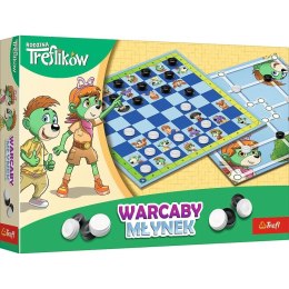 Trefl: Gra - Warcaby i Młynek Rodzina Treflików