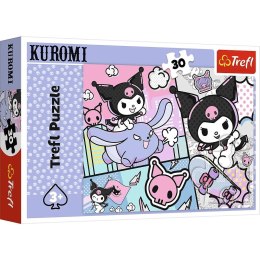 Trefl: Puzzle 30el. - Zabawy z Kuromi