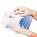 VELO LATEX PF XL Rękawiczki lateksowe bezpudrowe, niesterylne, 100 szt.
