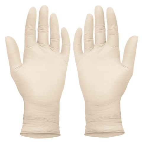 VELO LATEX PF XL Rękawiczki lateksowe bezpudrowe, niesterylne, 100 szt.