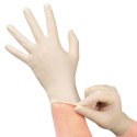 VELO LATEX PF M Rękawice lateksowe bezpudrowe diagnostyczne, 100 szt.