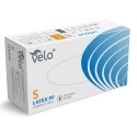 VELO LATEX PF S Rękawice lateksowe bezpudrowe diagnostyczne, 100 szt.
